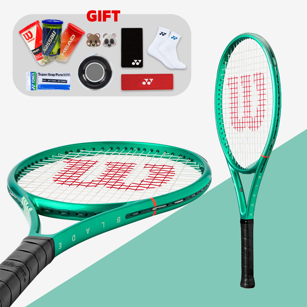2026 윌슨 블레이드 101 팀 V10 275g 테니스라켓 스트링외 4종